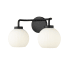 Millennium Lighting Oprah 2 Light 15" Wide Vanity Light Matte Black