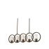 Millennium Lighting Delano 5 Light 42" Wide Linear Chandelier Rubbed Bronze