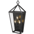 Millennium Lighting Arnold 3 Light 24" Tall Wall Sconce Powder Coat Black