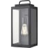 Millennium Lighting Gallatin 16" Tall Outdoor Wall Sconce with Clear Glass Shade - ADA Compliant Textured Black