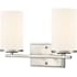 Millennium Lighting Verlana 2 Light 14" Wide Vanity Light Brushed Nickel