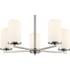 Millennium Lighting Verlana 5 Light 24" Wide Drum Chandelier Brushed Nickel