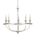 Millennium Lighting Emery 5 Light 29" Wide Taper Candle Style Chandelier Brushed Nickel