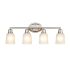 Millennium Lighting Amberle 4 Light 28" Wide Bathroom Vanity Light Brushed Nickel