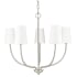 Millennium Lighting Kandor 5 Light 26" Wide Chandelier Brushed Nickel
