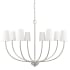 Millennium Lighting Kandor 8 Light 38" Wide Chandelier Brushed Nickel