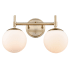 Millennium Lighting Redondo 2 Light 16" Wide Bathroom Vanity Light Modern Gold