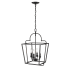 Millennium Lighting 4 Light 15" Wide Multi Light Pendant Matte Black