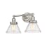 Millennium Lighting Eyden 2 Light 18" Wide Vanity Light Brushed Nickel