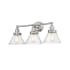 Millennium Lighting Eyden 3 Light 26" Wide Vanity Light Brushed Nickel