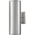 Millennium Lighting Vegas 2 Light 13" Tall Outdoor Wall Sconce with Cylinder Body and Frosted Glass Shades - ADA Compliant Aluminum