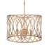 Millennium Lighting Arelyn 4 Light 18" Wide Cage Multi Light Pendant Painted Modern Gold