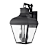 Millennium Lighting Edenton 3 Light 22" Tall Outdoor Wall Sconce Matte Black