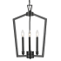 Millennium Lighting Lizabeth 3 Light 16" Wide Taper Candle Pendant Matte Black