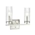 Millennium Lighting Iversen 2 Light 13" Wide Vanity Light Brushed Nickel