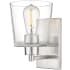 Millennium Lighting Evalon 10" Tall Wall Sconce Brushed Nickel