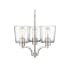 Millennium Lighting Evalon 3 Light 18" Wide Chandelier Brushed Nickel