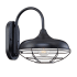 Millennium Lighting RLM Single Light 11" Tall Outdoor Wall Sconce with Wire Guard Satin Black