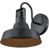 Millennium Lighting Axell 9" Tall Outdoor Wall Sconce with Metal Shade - ADA Compliant Powder Coated Black