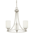 Millennium Lighting Bristo 3 Light 20" Wide Ring Chandelier Satin Nickel
