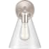 Millennium Lighting Aliza 12" Tall Bathroom Sconce Brushed Nickel