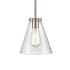 Millennium Lighting Aliza 8" Wide Mini Pendant Brushed Nickel