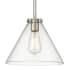 Millennium Lighting Aliza 11" Wide Pendant Brushed Nickel