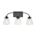 Millennium Lighting Josleen 3 Light 16" Tall Bathroom Sconce Matte Black