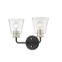Millennium Lighting Cameron 2 Light 15" Wide Vanity Light Matte Black / Modern Gold