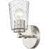 Millennium Lighting Ashli 10" Tall Bathroom Sconce Brushed Nickel