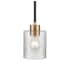 Millennium Lighting Renitta 5" Wide Mini Pendant Matte Black / Modern Gold