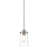 Millennium Lighting Beverlly 5" Wide Mini Pendant Brushed Nickel