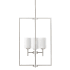 Millennium Lighting Luxx 4 Light 18" Wide Pendant Brushed Nickel