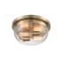 Millennium Lighting Ashford 2 Light 13" Wide Flush Mount Bowl Ceiling Fixture Modern Gold