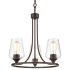 Millennium Lighting Ashford 3 Light 18" Wide Ring Chandelier Rubbed Bronze