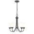 Millennium Lighting Ivey Lake 5 Light 20" Wide Chandelier Matte Black