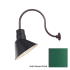 Millennium Lighting-RAS10-RGN24-Fixture with Satin Green Finish Swatch