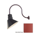 Millennium Lighting-RAS10-RGN24-Fixture with Satin Red Finish Swatch