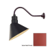 Millennium Lighting-RAS12-RGN22-Fixture with Satin Red Finish Swatch