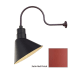 Millennium Lighting-RAS12-RGN30-Fixture with Satin Red Finish Swatch