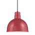 Millennium Lighting RLM Single Light 12" Wide Pendant Satin Red