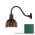 Millennium Lighting-RDBS10-RGN15-Fixture with Satin Green Finish Swatch