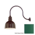 Millennium Lighting-RDBS10-RGN24-Fixture with Satin Green Finish Swatch