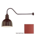 Millennium Lighting-RDBS10-RGN41-Fixture with Satin Red Finish Swatch