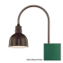 Millennium Lighting-RDBS10-RPAS-Fixture with Satin Green Finish Swatch