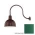 Millennium Lighting-RDBS12-RGN24-Fixture with Satin Green Finish Swatch