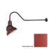 Millennium Lighting-RES10-RGN41-Fixture with Satin Red Finish Swatch