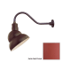 Millennium Lighting-RES12-RGN22-Fixture with Satin Red Finish Swatch