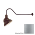 Millennium Lighting-RES12-RGN41-Fixture with Galvanized Finish Swatch