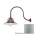 Millennium Lighting-RRRS14-RGN24-Fixture with Galvanized Finish Swatch